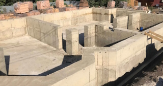 Фундамент с цокольным этажом под ключ заказать в Острогожске -  фундамент цокольный этаж под ключ цена от 7269 руб за м2