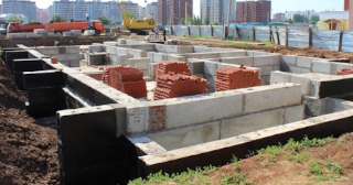 Фундаменты промышленных зданий в Острогожске цена от 24920 руб. - заказать строительство фундамента промздания под стальные колонны